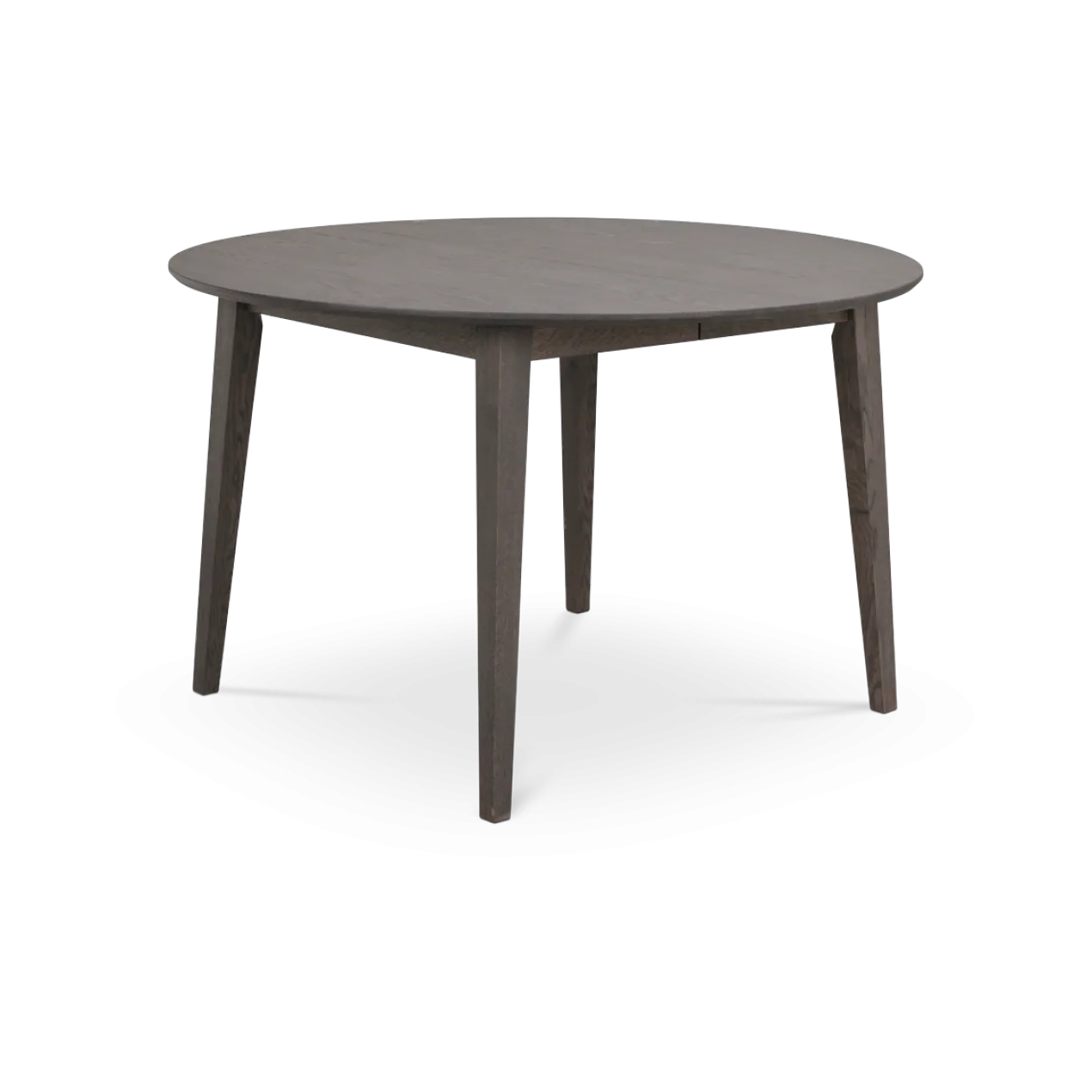 Eettafel Filippa rond donkerbruin uitschuifbaar 170 x 105 cm