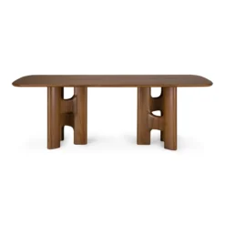 Eettafel Flow teak wild brown 220x110 cm