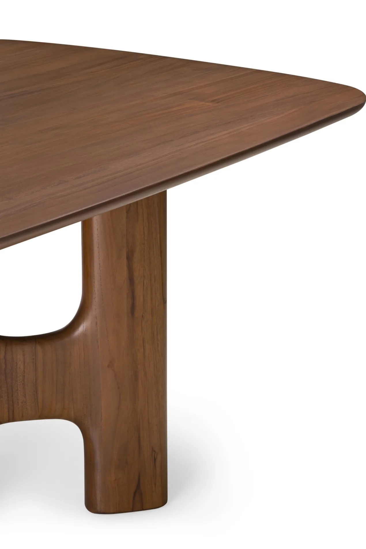 Eettafel Flow teak wild brown 200x110 cm