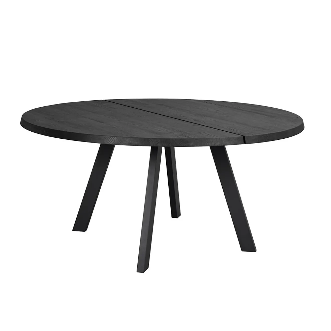 Eettafel Fred rond zwart Zwart