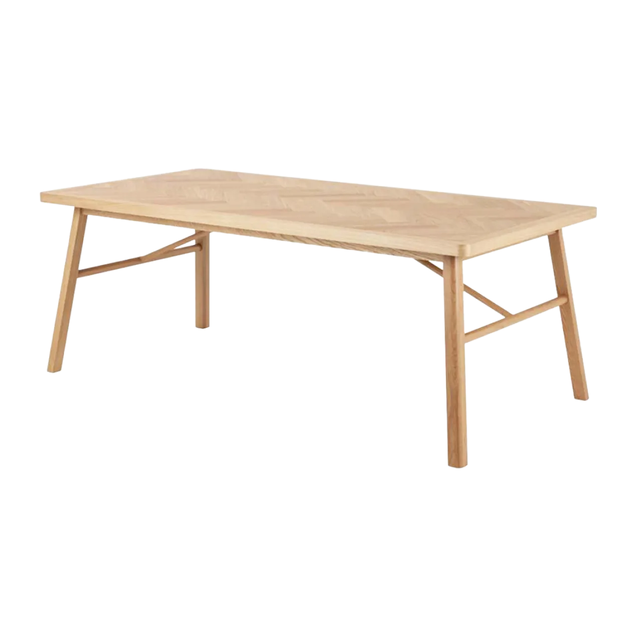 Eettafel Gwen visgraat Naturel