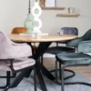 Eettafel Icon ø120 cm – Mangohout