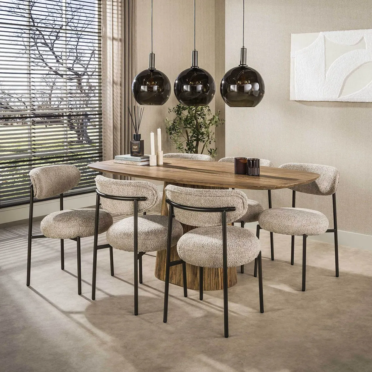 Eettafel Lambda Centro 180x90 cm
