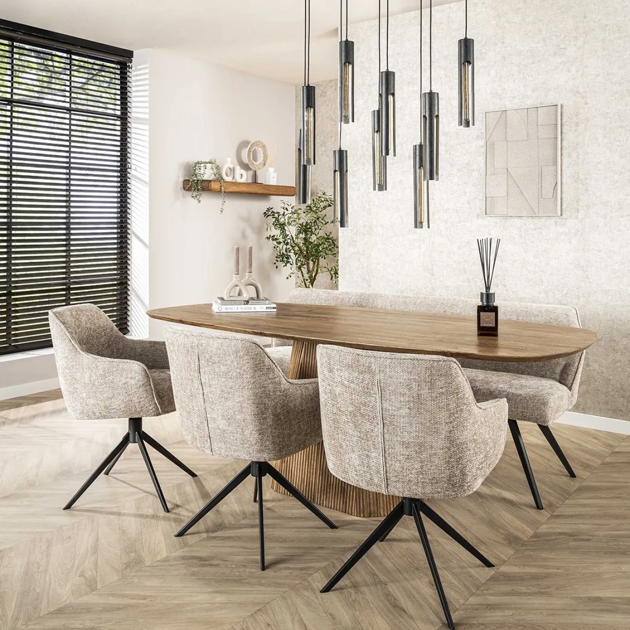 Eettafel Lambda Centro 215x105 cm