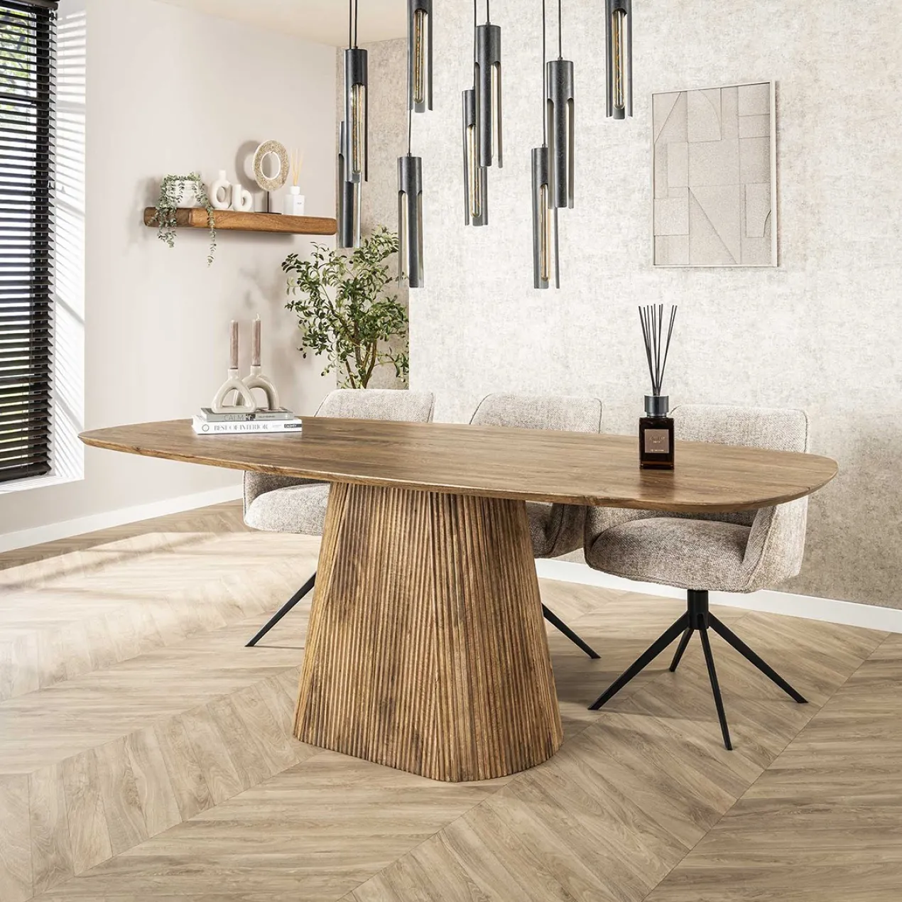 Eettafel Lambda Centro 215x105 cm