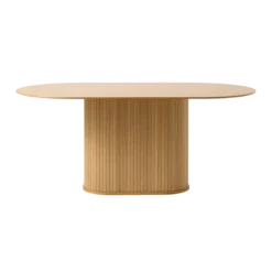 Eettafel Lenn ovaal hout Naturel eiken