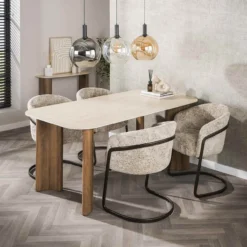 Eettafel Limestone