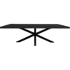 Eettafel Maas zwart rechthoek Maat 240