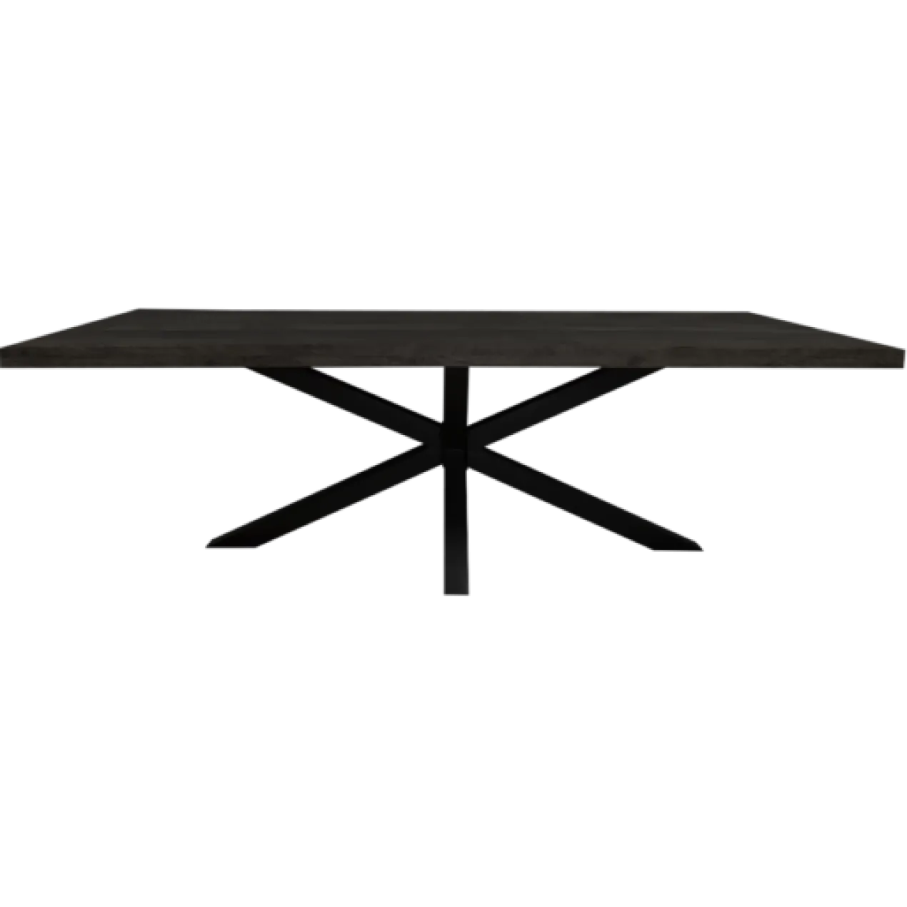 Eettafel Maas zwart rechthoek Maat 240