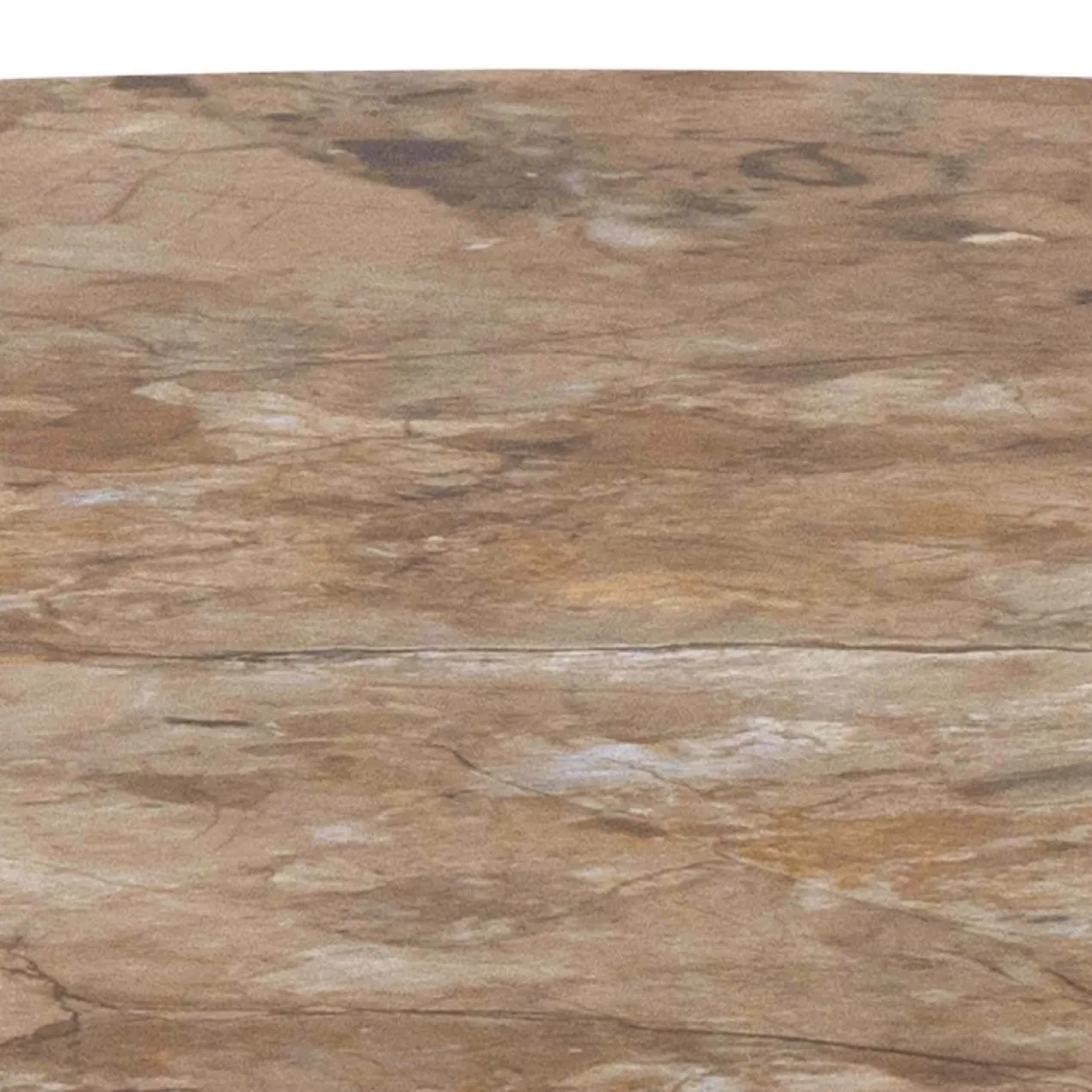 Eettafel Marly keramiek Ø90 cm bruin