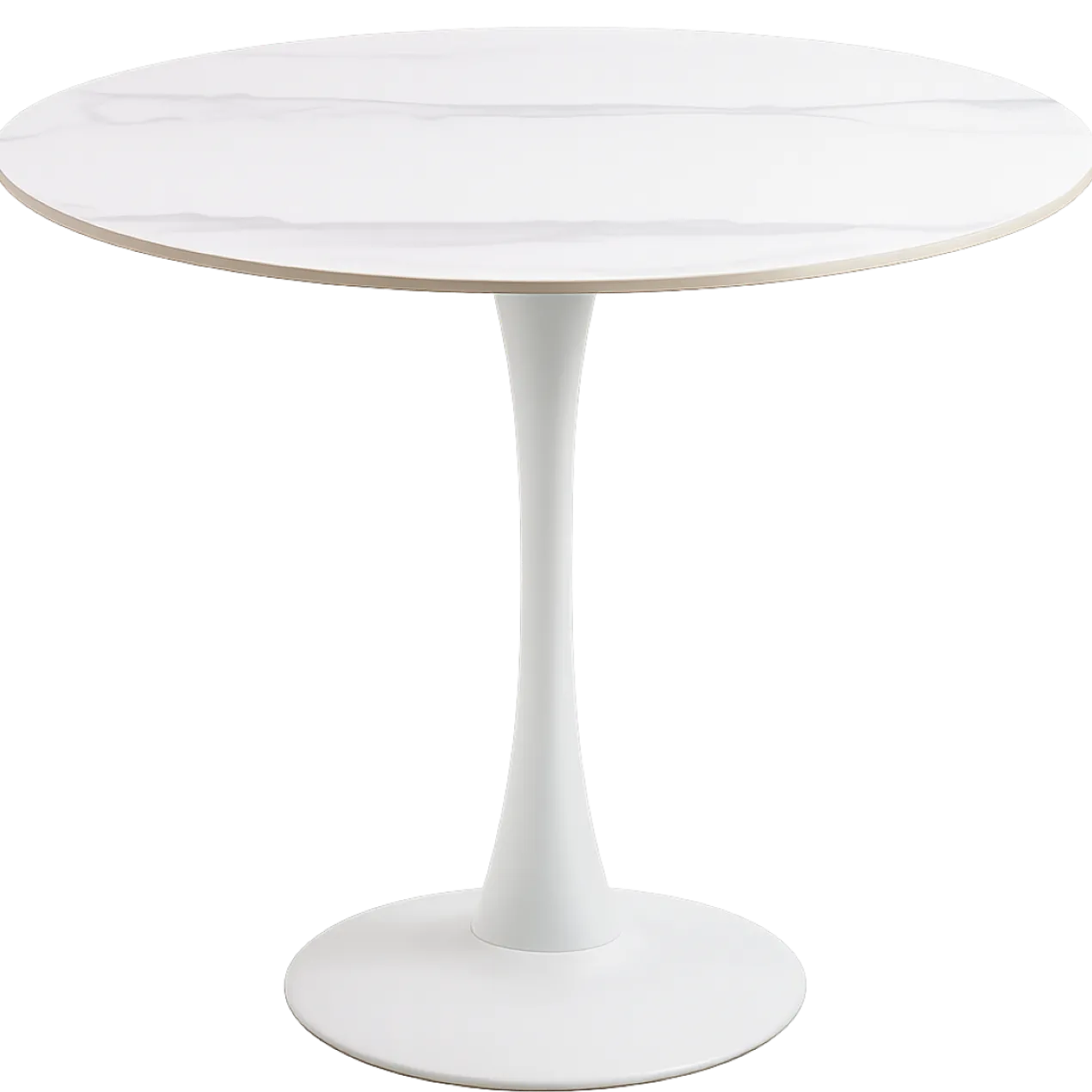 Eettafel Marly keramiek Ø90 cm wit