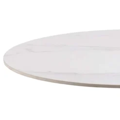 Eettafel Marly keramiek Ø90 cm wit