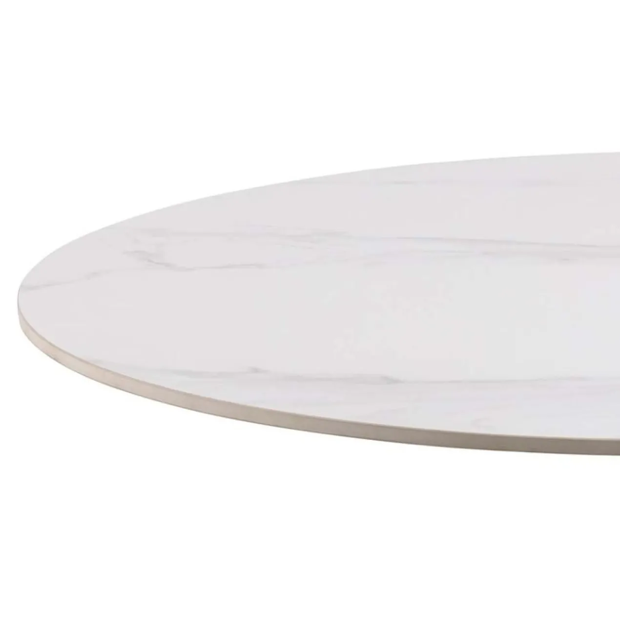 Eettafel Marly keramiek Ø90 cm wit