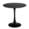 Eettafel Marly keramiek Ø90 cm zwart