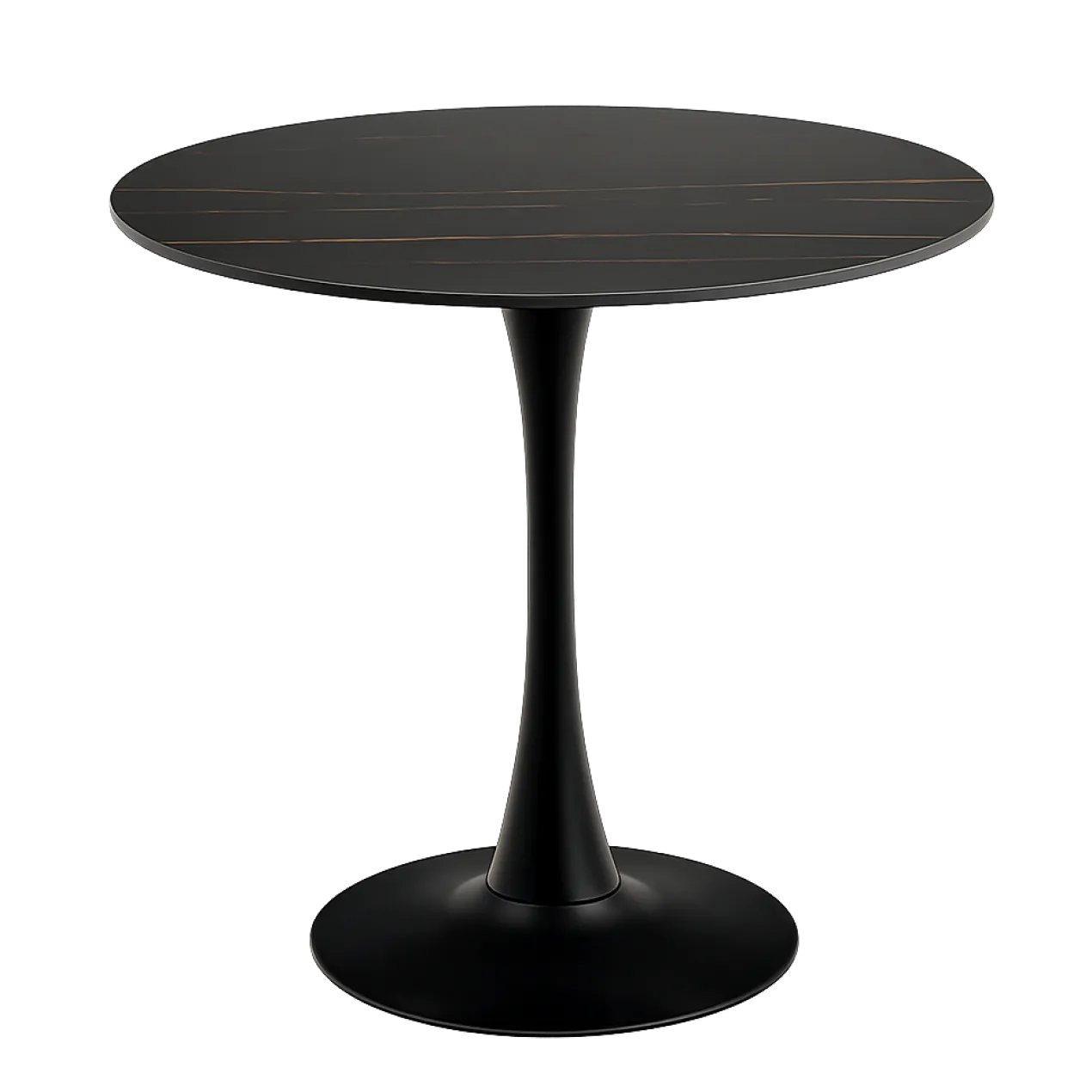 Eettafel Marly keramiek Ø90 cm zwart