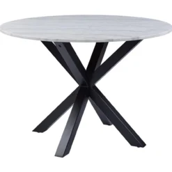 Eettafel Marmer Fred Wit 130