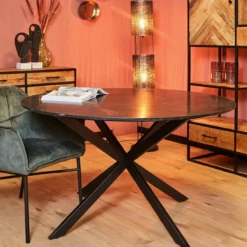 Eettafel Marmer Fred Zwart 150