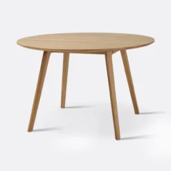 Eettafel Mason Ø120 cm massief eiken