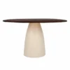 Eettafel Milan Hout 140x120 cm beige