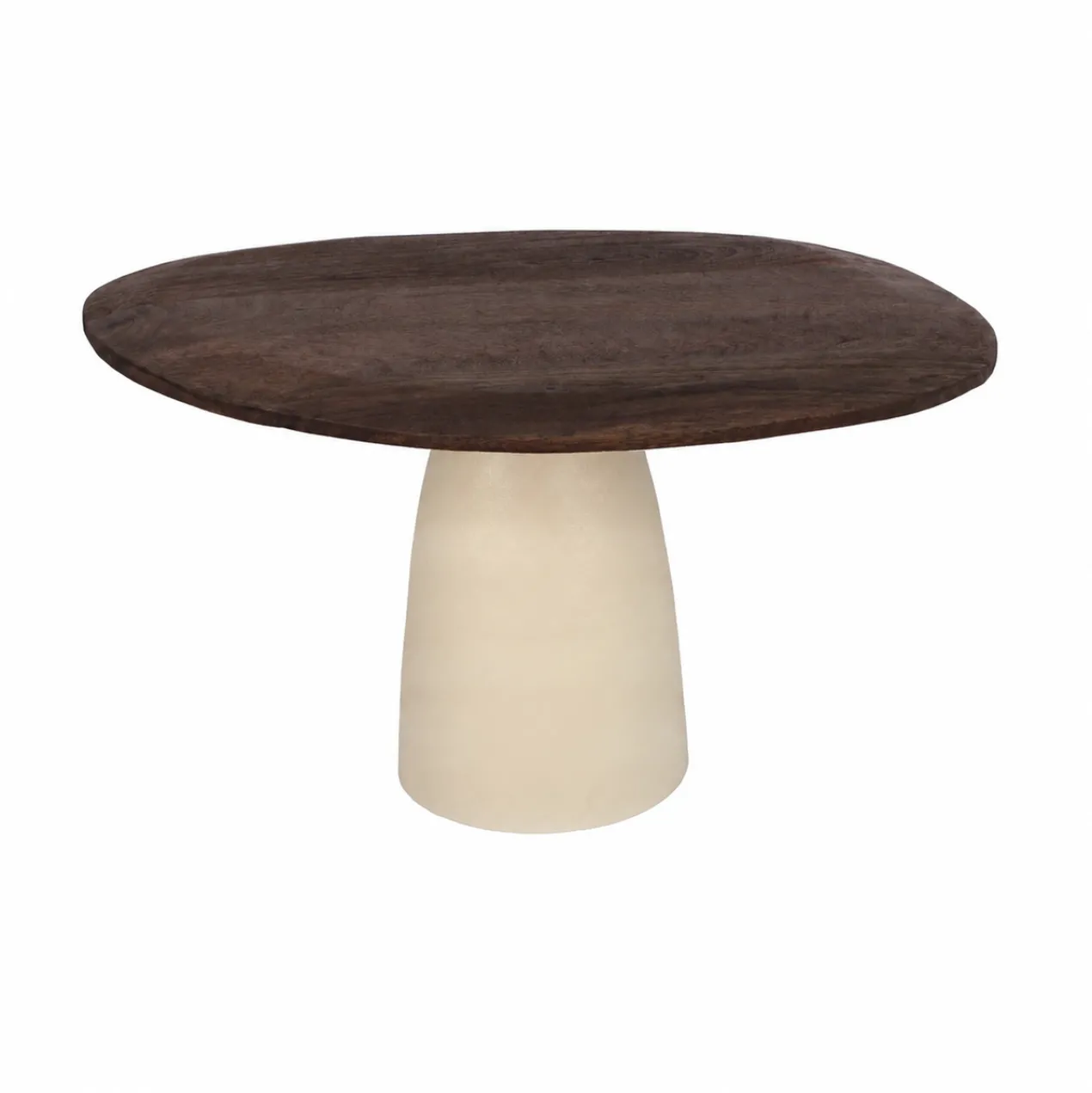 Eettafel Milan Hout 140x120 cm beige