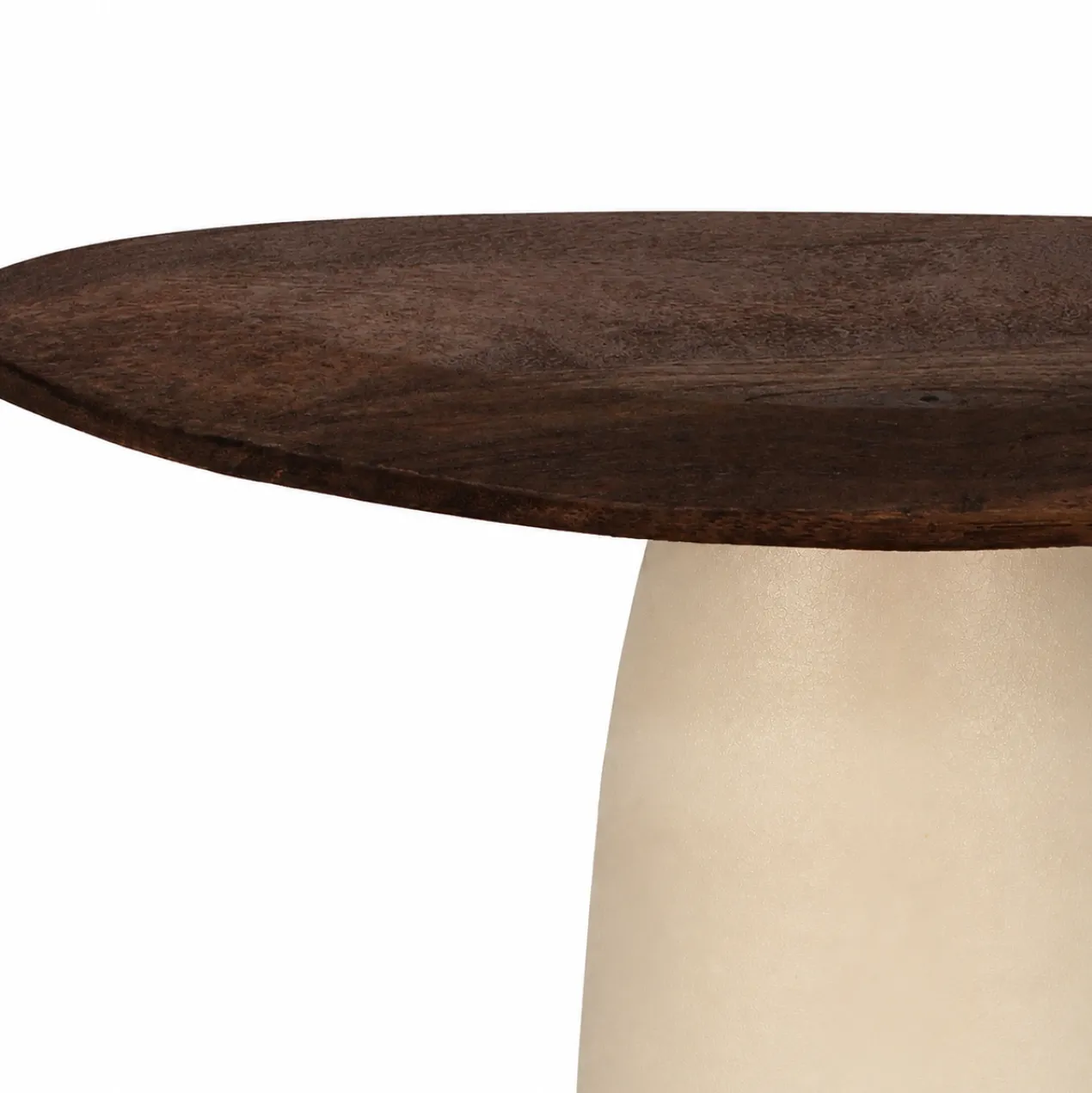 Eettafel Milan Hout 140x120 cm beige