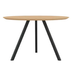 Eettafel New Classic tripod naturel Ø110 cm verjongd