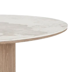 Eettafel Ronda keramiek blad bruin Ø120 cm