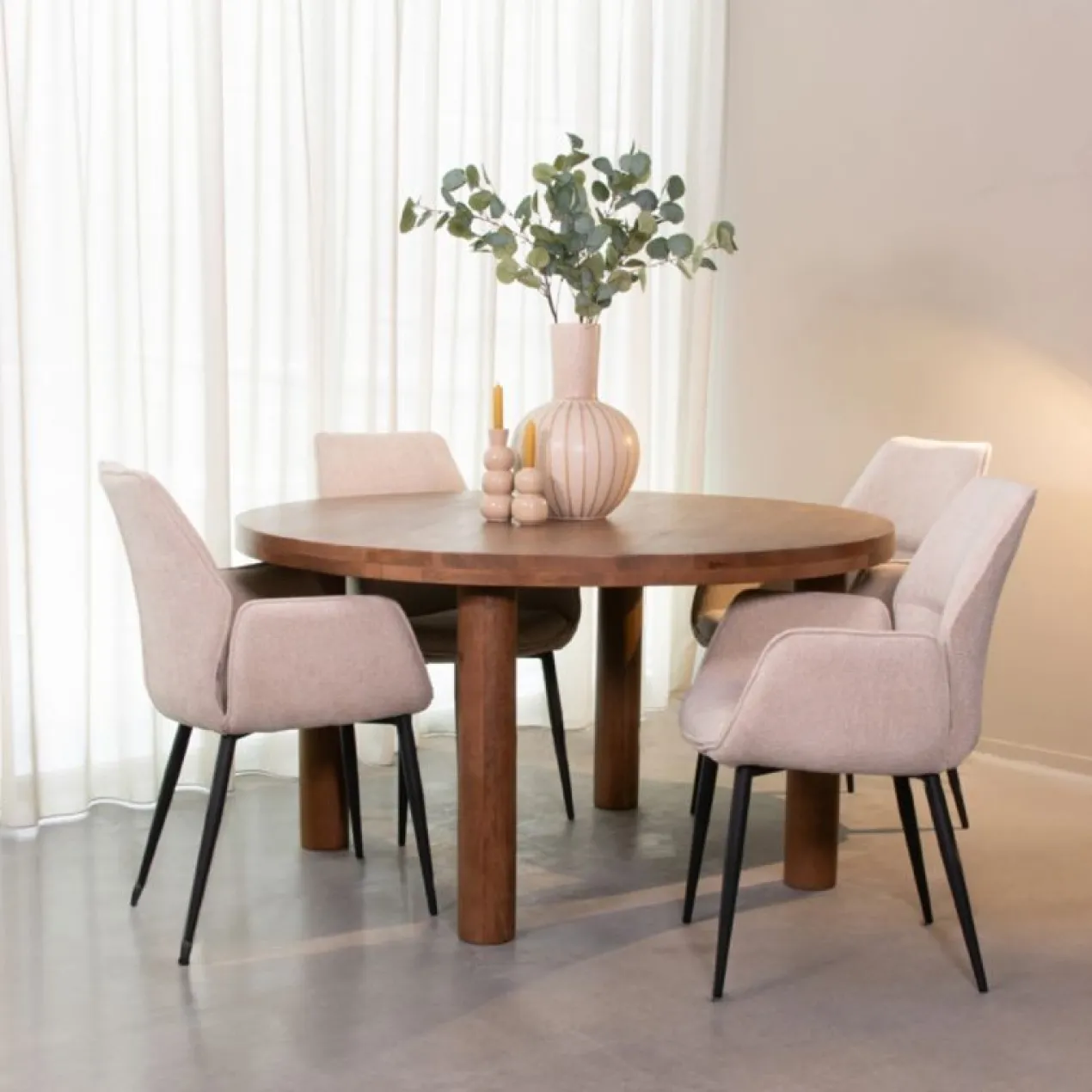 Eettafel Rond Sonja #1