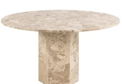 Eettafel Rond Travertin 130
