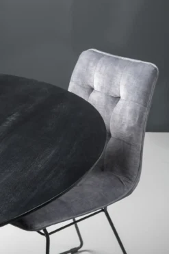 Eettafel rond zwart 130