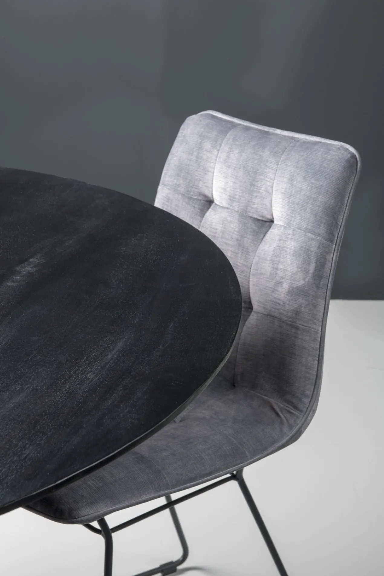 Eettafel rond zwart 130