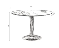 Eettafel Roots Zwart