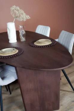 Eettafel Rudo - Espresso mangohout 240 x 110 cm