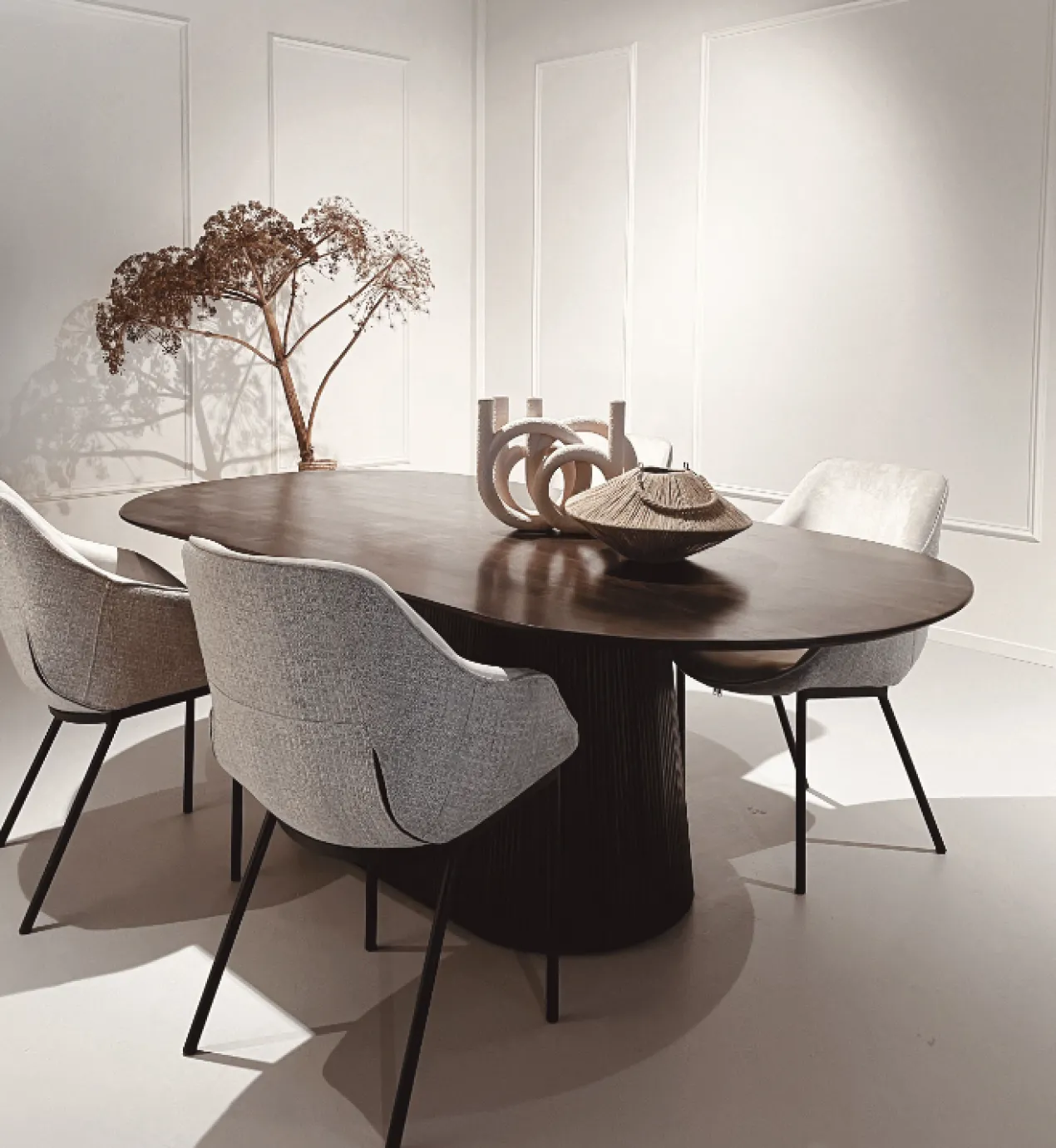 Eettafel Sally 200 cm Eettafel Sally 200cm Donker bruin