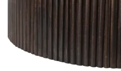 Eettafel Sally 230 cm ovaal Eettafel Saly 230 ovaal donkerbruin