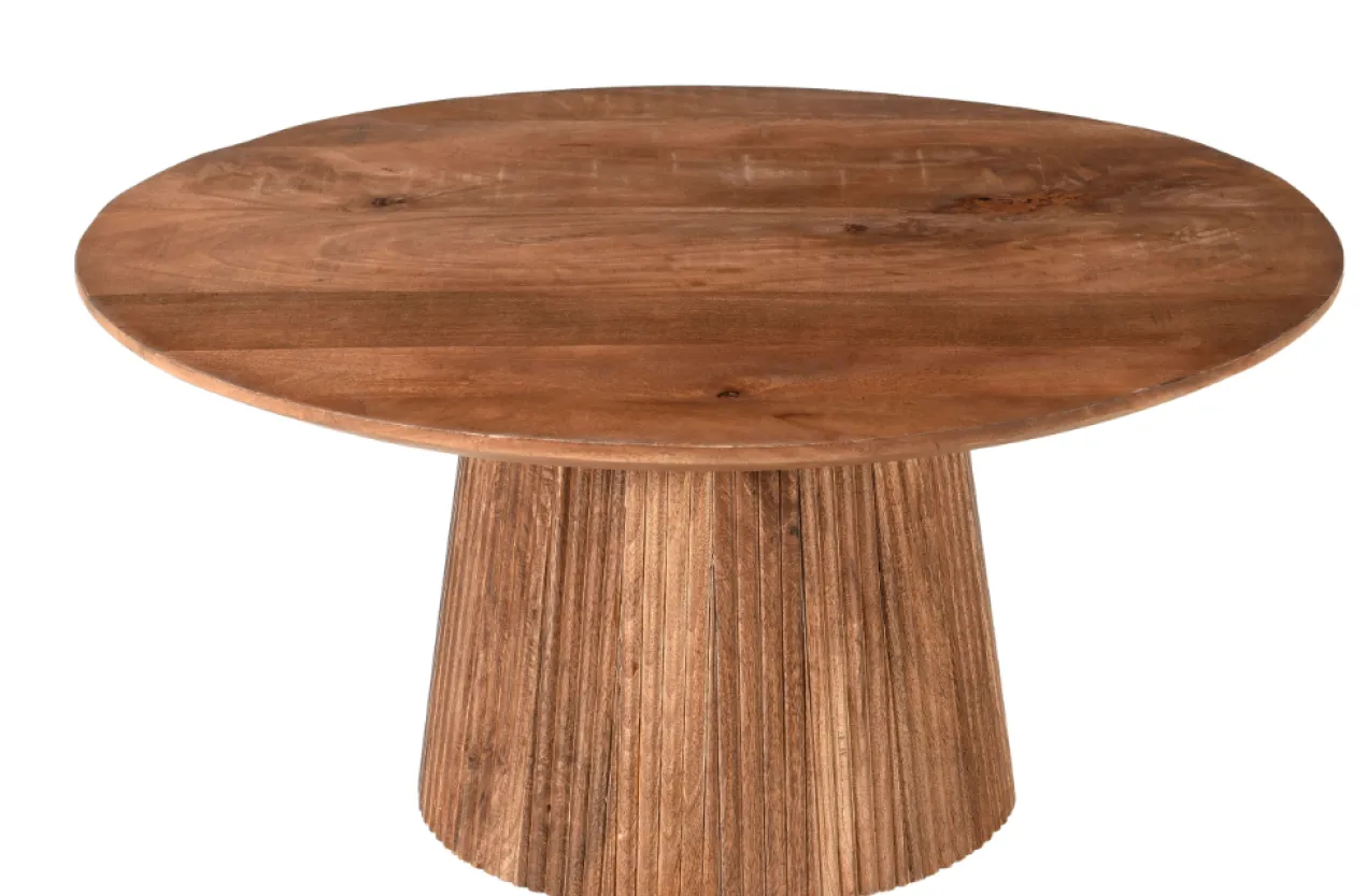 Eettafel Sally rond Naturel