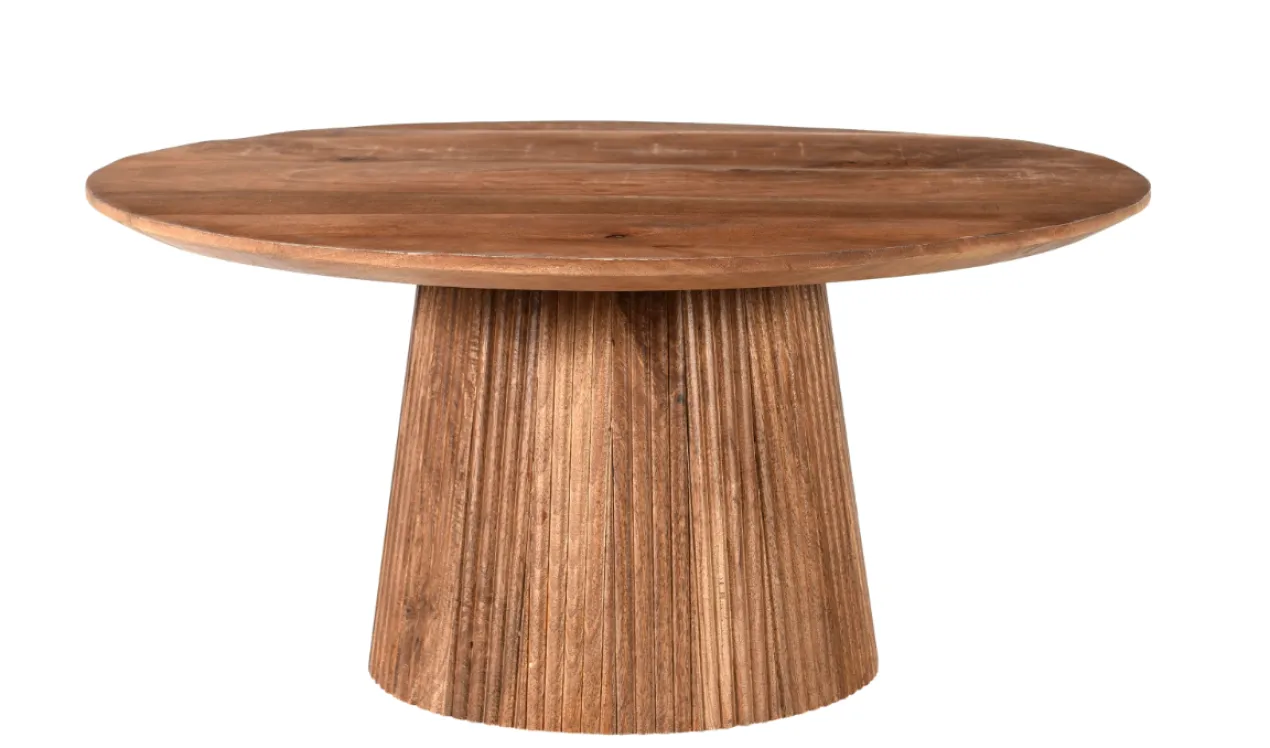 Eettafel Sally rond Naturel