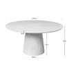 Eettafel Sol Witzand Ø130 cm