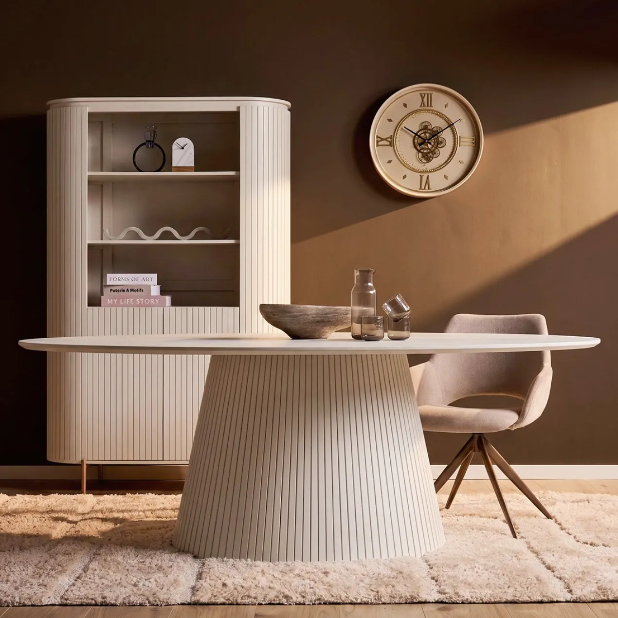 Eettafel Sol Witzand ovaal 210x110 cm