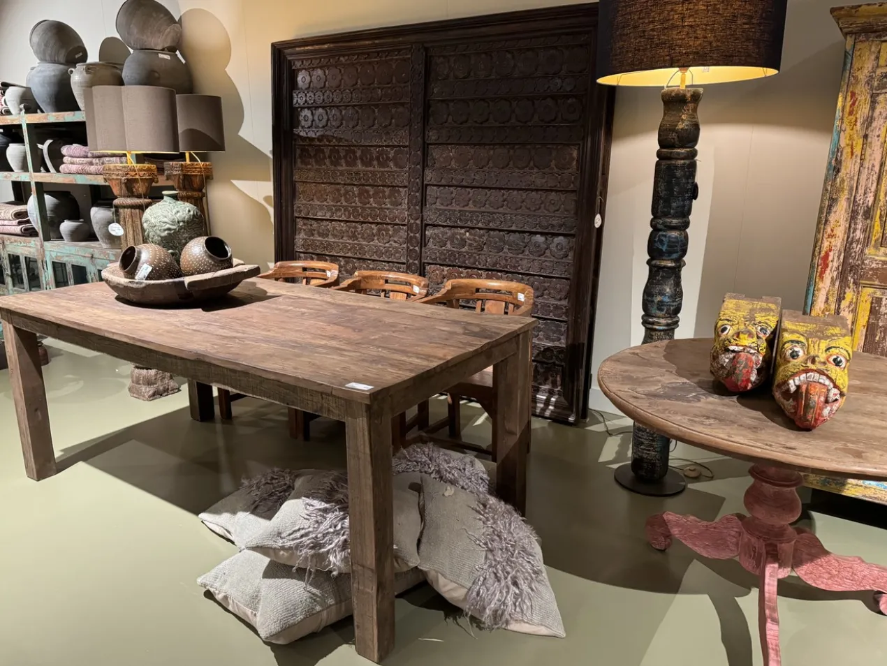 Eettafel teak uniek