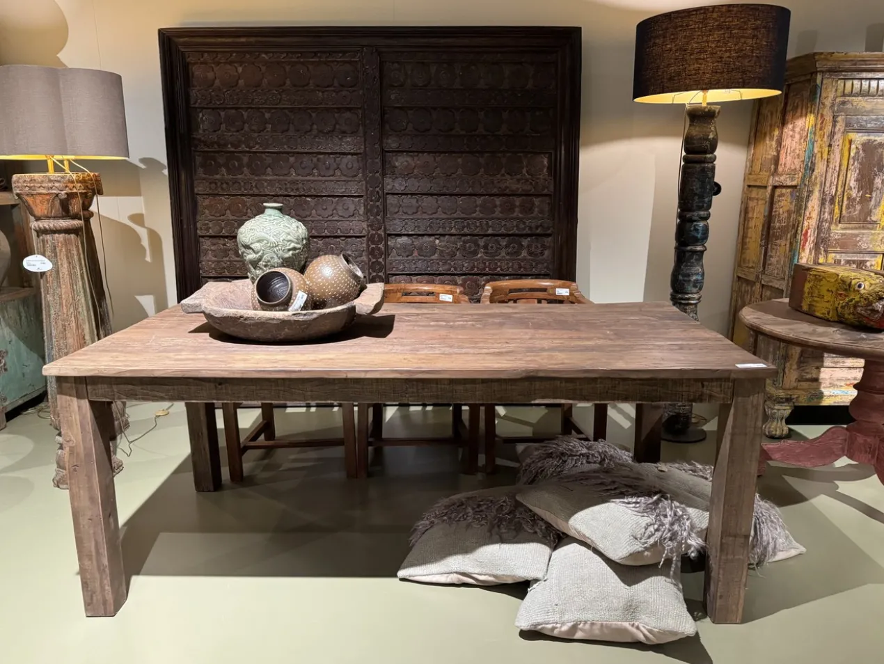 Eettafel teak uniek