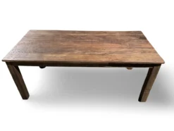 Eettafel teak uniek groot.