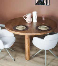 Eettafel Tias ø140 cm – Mangohout