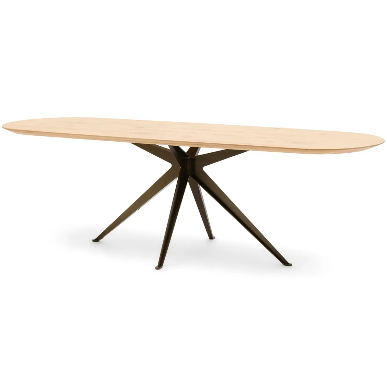 Eettafel Trento groove naturel 200x90 cm