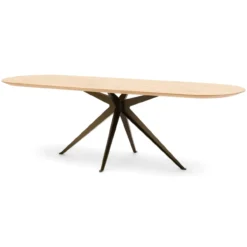 Eettafel Trento groove naturel 240x110 cm