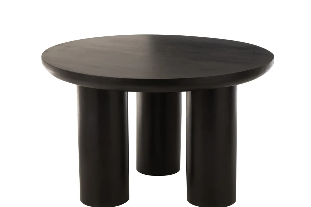 Eettafel TRIO Mangohout Zwart
