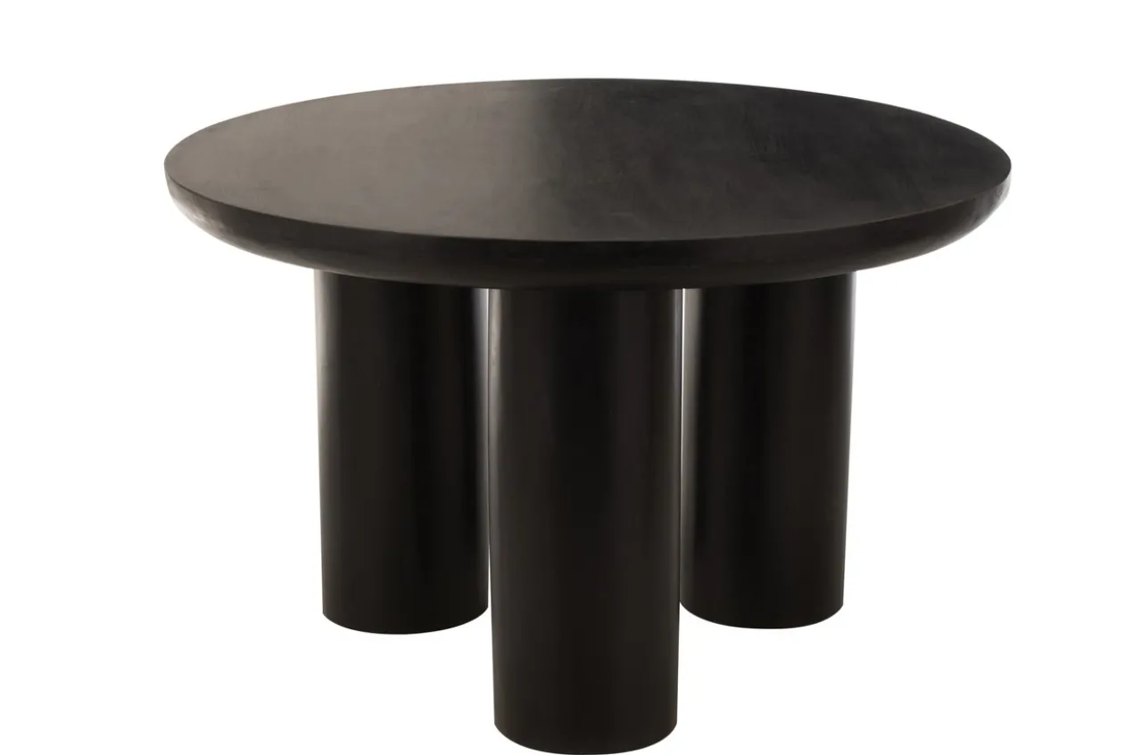 Eettafel TRIO Mangohout Zwart