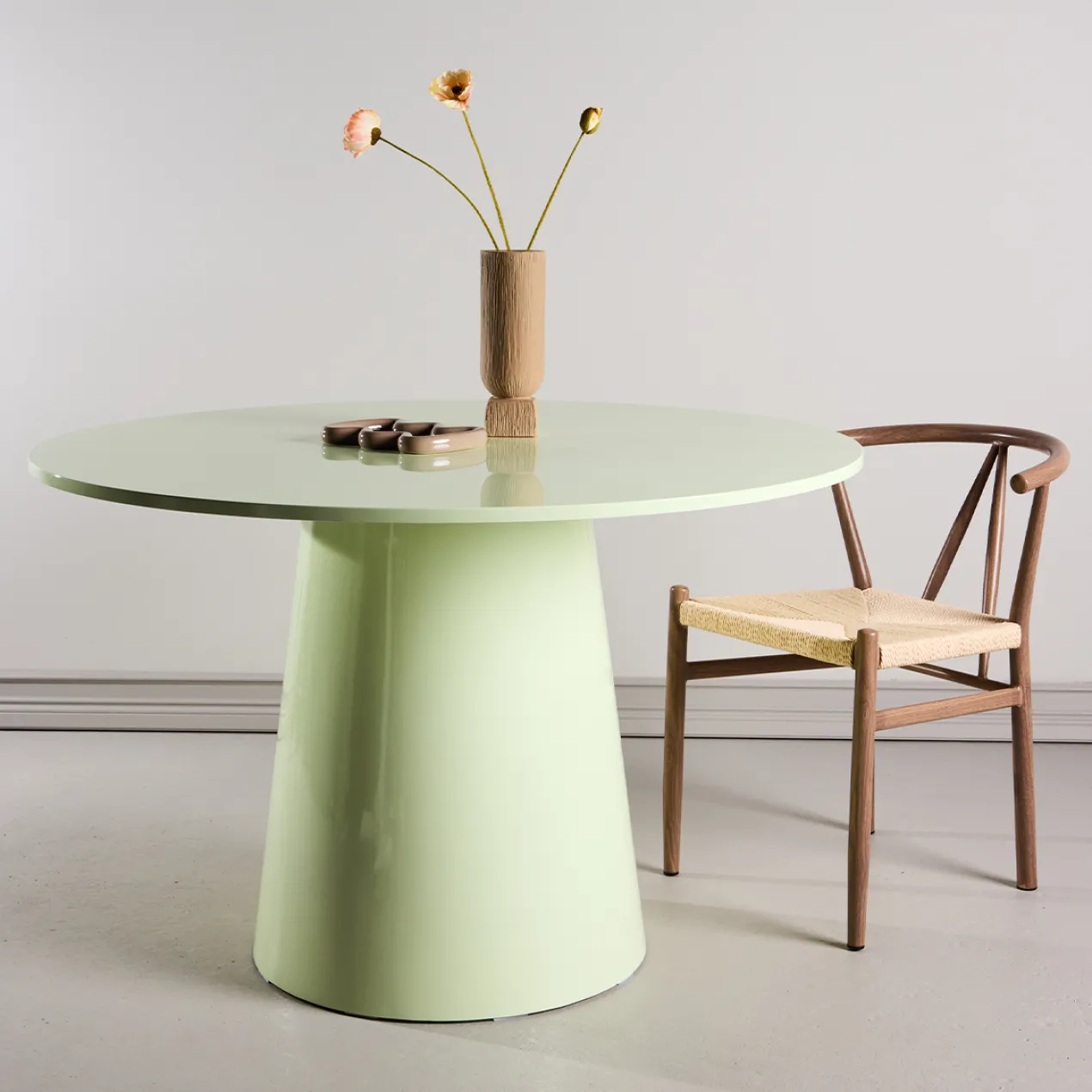 Eettafel Trude groen Ø120 cm