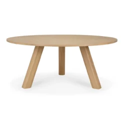 Eettafel Unda eiken geolied Ø180 cm