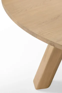 Eettafel Unda eiken geolied Ø180 cm